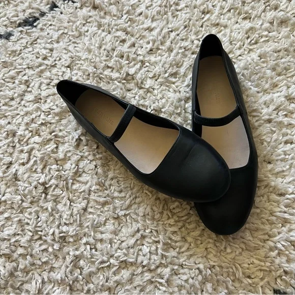 Everlane Black Leather Mary Janes - Picture 3 of 15